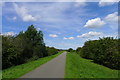 The Hereward Way and Cycle Route 63 west of Whittlesey in Whittlesey North West Ward