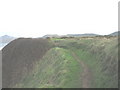 The cliff top path looking east from near Morfa Nefyn in Morfa Nefyn
