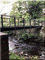 Footbridge over River Holme in HD9 2NL