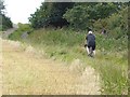 Cyclist on bridleway in NE16 5NP