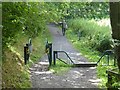 Horse stile on footpath near Sunniside Station in NE16 5NP