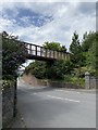 Disused railway bridge in Trelewis