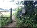 Footpath from Monkton Farleigh to Kingsdown in SN13 8BL