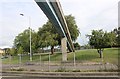 Footbridge on Eastern Avenue East, Romford in RM1 4XP
