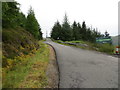 A section of minor road between Shiel Bridge and Glenelg at Mam Ratagan in IV40 8HP