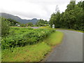 The former A87 joining the current A87 near to Tigh-Geal in IV40 8HE
