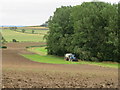 Tractor on the bridleway in YO62 6PB