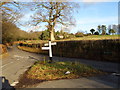 Weavers Rock Lane, Heathfield towards All Saints Church in TN21 8RL