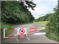 Restricted access in Strathclyde Park in ML4 2SR