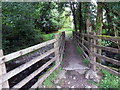 Pompren Afon Lash / Afon Lash footbridge in SA18 3BQ