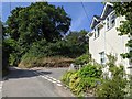 House at a lane crossroads in Dunsford