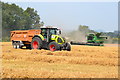 Harvesting near Ferne Lodge in SP7 0EU