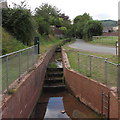 Stepped water channel in Monmouth in NP25 5UW