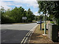 Looking along Kempson Way towards roundabout in IP32 7LP