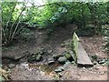 A bridleway crosses a small stream in CV8 2JT