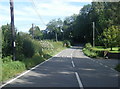 A525 Audlem Road entering Woore in CW3 9TJ