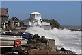 High tide at Steephill Cove in PO38 1AF