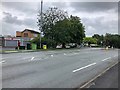 Post Office and Junction of Manchester Road with Brocklehurst Way, Tytherington in SK10 2HA