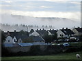 Early morning mist over housing estate in GL15 6BP
