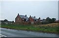 New houses by Littleworth Drove, Deeping St Nicholas in PE11 3EU