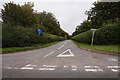 Road leading to Wiseton in Wiseton
