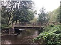 Footbridge over the River Bollin in SK10 4BR