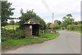 Bus shelter in Rushden in SG9 0TA