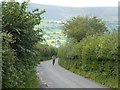 Steep hill outside Longtown in Longtown