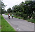Sunday cyclists, Llanarth, Monmouthshire in NP15 2AU