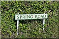 Bardwell: Spring Road Sign in IP31 1AB
