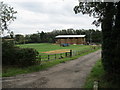 Straw shelter at Highlander Farm in LN9 6QF