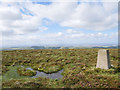 Triangulation pillar on Wester Tor in Kirknewton