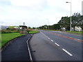 Bus stop and shelter on the A90, Hatton in AB42 0AA