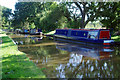 Narrowboats moored at Bradley Green in CV9 3DN