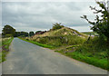 Spoil heap. Oxspring Road, Penistone in S36 9UX