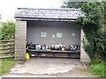 Bus shelter at Llanigon in HR3 5TQ