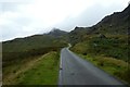 Road ascending to Stwlan Dam in LL41 3TP