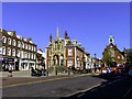The Market Cross in High Street in LU7 1BY