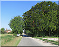 Entering Burwell on Heath Road in CB25 0AH