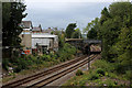 Approaching the Bradford Road Railway Bridge, Menston in LS29 6BX