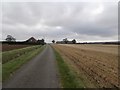 Minor road towards Halfway House in Stewton
