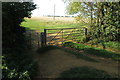 Gate on the footpath to Bodicote in OX17 3PL