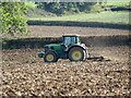 Harrowing a ploughed field in DE56 4AL
