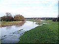 River Penk in flood at Penkridge in ST19 5LY