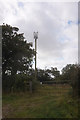 Communications Mast on Back Lane in TS21 1DP