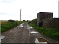 Farm track near Broadmuir Farm in AB42 0SU