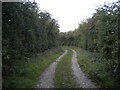 Track to Buckford Lane west of Stenson in DE73 7GB