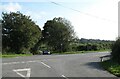 Crossroads north of Llangefni in LL77 7SQ