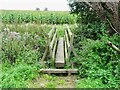 Footbridge over Flagshaw Brook in Kirk Langley