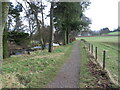 Path beside River Devon to Crook of Devon in KY13 0QR